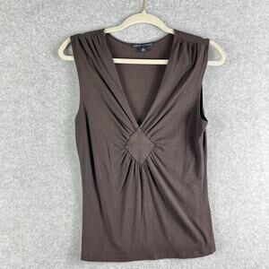 Banana Republic Women's Sleeveless Blouse Size Medium Brown